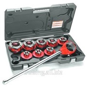 Комплект резьбонарезных головок с трещеткой 12-R BSPT для труб 1/2 - 2 Ridgid фото