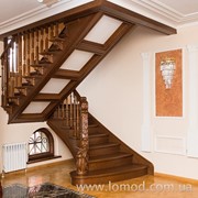 Лестница деревянная. Модель Элита. фото