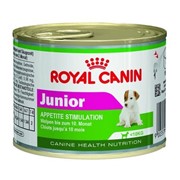 Mini Junior Royal Canin корм для щенков, От 2 до 10 месяцев, Банка, 0,195кг фото