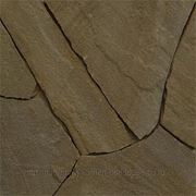 Натуральный камень песчаник серо-бурый фото