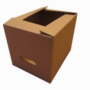 Ящик из картона для яблок фото