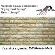 Фасадная панель «Сургутский бессер», цвет «Янтарь» фото