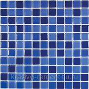 Стеклянная мозаика Blue wave-1 300*300 фото