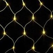 Электрогирлянда NTLD300-Y-E Сетка LED, ул,300 желтых светодиодов, 2х1,5м фотография