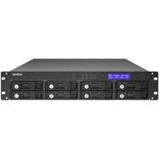 QNAP VS-8024U-RP Сервер IP-видеонаблюдения с 24 каналами для записи видео и восемью отсеками для жестких дисков. Для размещения в стойке фотография