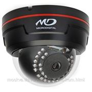 Microdigital MDC-7220F-30 Видеокамера цветная, купольная, День/Ночь с фиксированным объективом, 1/3" Color CCD, 600ТВЛ, S/N: более 50dB,