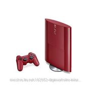 Игровая приставка Sony (PS3) Super Slim Red (500 Gb) (CECH-4008CLR)» + контроллер красный