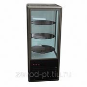 Шкаф холодильный кондитерский Carboma R120Свр “Полюс“ с вращающимися стеклянными полками фото