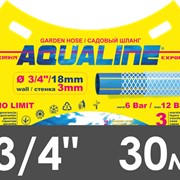Садовый шланг серия "AQUALINE®" ø18 мм/ 2,5 мм (3/4") - 30м