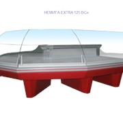 Витрина универсальная холодильная с высоким стеклом НЕМИГА EXTRA 125 ВСн фото