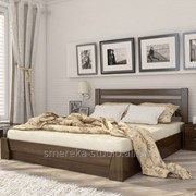 Кровать с подъемным механизмом Селена - бук, щит. фото