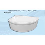 Акриловая ванна Avokado 170x115 левая фото