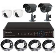 DVR FE-004H-KIT Комплект видеонаблюдения для дома,офиса, дачи