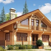 Коттеджи из клееного бруса СП-400 фото