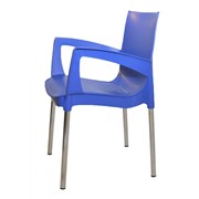 Кресло пластиковое на металлокаркасе РИККО фотография
