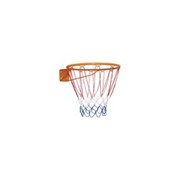 Баскетбольное кольцо с сеткой фотография
