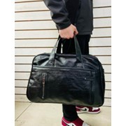 Дорожная сумка мужская черная с ножками фотография