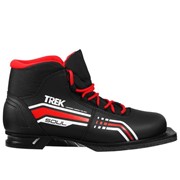 Ботинки лыжные ТRЕК Soul NN75 ИК, цвет чёрный, лого красный, размер 37 фотография