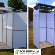 Душ Летний Агро, Престиж,Импласт. Агро, Престиж, Комфорт . Варианты для дачи с тамбуром и без. Бак от 55 до 200 литров с подогревом и без подогрева. Полный комплек, Доставка. № 181-01-6 фото