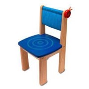 Детский деревянный стульчик (голубой) арт.42022BL фото