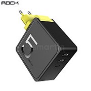 Сетевое зарядное устройство Rock 2 USB/ 1 Type C port + Power Bank 5000 mAh