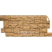 Фасадные панели Fineber (Файнбир) “Дикий камень“ Песочный фотография
