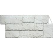 Fineber (Файнбир) Фасадные панели “Крупный камень“ Мелованный белый фотография