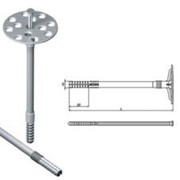 Дюбель ( Гриб) для прикрепления теплоизоляции типа KI-10*180 Koelner с забивным пластиковым гвоздем. (Польша) фотография
