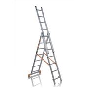 Трехсекционная алюминиевая лестница Эйфель ТЛ 3x7