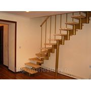 Модульная лестница цвет золото фото