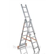 Трехсекционная лестница-стремянка Эйфель ТЛ 3х6 фото