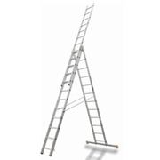 Трехсекционная алюминиевая лестница Эйфель ТЛ 3x14