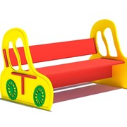 Детская скамейка «Машинка» фото