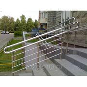 Лестницы из металла (нержавеющая сталь) модель 7 фотография
