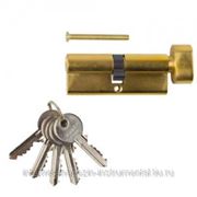 Механизм ЗУБР “МАСТЕР“ цилиндровый, тип “ключ-защелка“, цвет латунь, 5-PIN, 80мм фотография