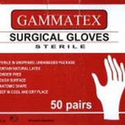 Перчатки стерильные, хирургические, неопудренные Gammatex латексные фотография