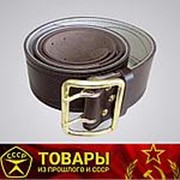 Ремень офицерский РЮПП с пряжкой латунь ПП-01 коричневый фото