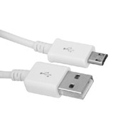 Кабель USB на Самсунг Galaxy to microUSB B-качество длина 1м Белый фото