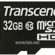 Карта памяти MicroSDHC 32GB Class 10 Transcend Premium (TS32GUSDC10) фотография