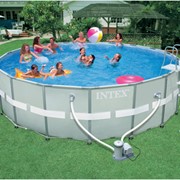 Низкие цены Бассейн каркасный сборный Intex Ultra Frame Pool фото