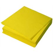 Салфетки бумажные жёлтые фото