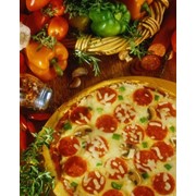 Пицца классика с колбасой фото
