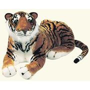 Игрушка мягкая Тигр лежачий фотография