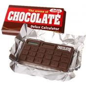 Калькулятор “Шоколатор“ в виде плитки шоколада, малый фото