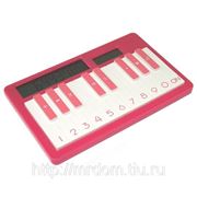 Калькулятор пианино светло-красный (815473)