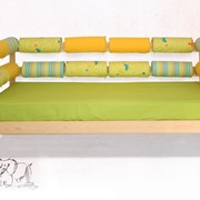 Одноярусная кровать-диванчик «Бабочки»