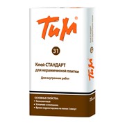 Клей Стандартный для керамической плитки «ТИМ 31» фотография