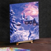 Картина по номерам без подрамника «Зима», 30 х 40 см