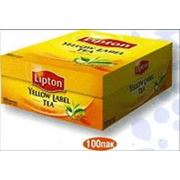 Чай черный Lipton Yellow Label пакетированный фотография
