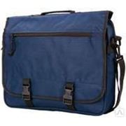 Конференц-сумка, синяя с черным. Размеры: 32х40х10 фото